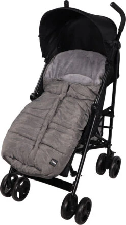 Ding Grey Deluxe Universele Buggy/Wandelwagen Voetenzak DI-252425 -Kleintje Wereld ding grey deluxe universele kinderwagen voetenzak09