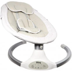 Ding Hugg Silver/White Swing Babyschommel DI-939586 -Kleintje Wereld ding hugg silver.white swing babyschommel 2