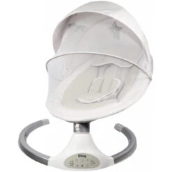 Ding Hugg Silver/White Swing Babyschommel DI-939586 -Kleintje Wereld ding hugg silver.white swing babyschommel 5