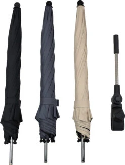 Ding Donkergrijs UV Buggy Parasol DI-252427 -Kleintje Wereld ding zand uv buggy parasol 1 1