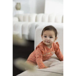 Dirkje Cute Coral Maat 56 Jurkje Met Legging S48387-31 W23 -Kleintje Wereld dirkje cute coral jurkje met legging s48387 31 w23 4