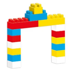 Dolu 85 Stuks Gekleurde Blokken 5014 -Kleintje Wereld dolu 85 stuks gekleurde blokken 5014 2 1