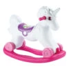 Dolu Unicorn Roze/Wit Hobbelpaard 2509 -Kleintje Wereld dolu unicorn roze wit hobbelpaard 1