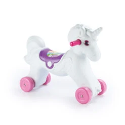 Dolu Unicorn Roze/Wit Hobbelpaard 2509 11 Dolu Unicorn Roze/Wit Hobbelpaard 2509 -Kleintje Wereld dolu unicorn roze wit hobbelpaard 3