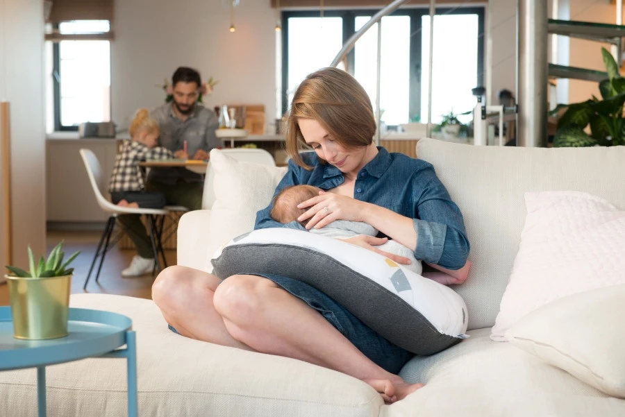 Doomoo Buddy Bear Grey Voedingskussen B04 9 Doomoo Buddy Bear Grey Voedingskussen B04 - Afbeelding 7