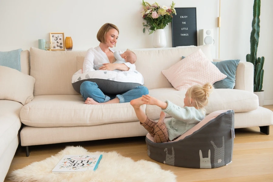 Doomoo Buddy Bear Grey Voedingskussen B04 8 Doomoo Buddy Bear Grey Voedingskussen B04 - Afbeelding 6