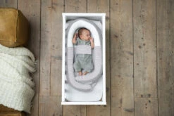Doomoo Cocoon Classic Grey Babynest CO 07 -Kleintje Wereld doomoo cocoon classic grey babynest co 07 7