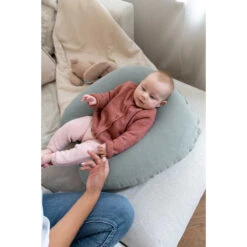 Doomoo Green Opblaasbaar Voedingskussen NAP01 -Kleintje Wereld doomoo green opblaasbaar voedingskussen nap01 1