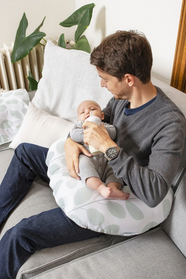 Doomoo Softy Leaves Aqua Green Voedingskussen S31 4 Doomoo Softy Leaves Aqua Green Voedingskussen S31 - Afbeelding 2