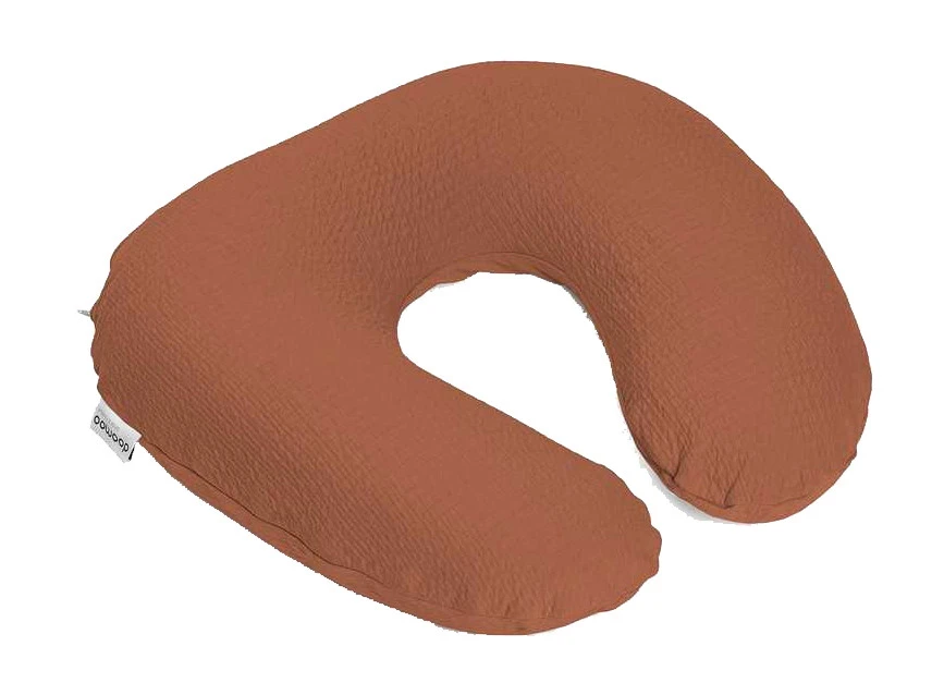 Doomoo Softy Tetra Jersey Terracotta Voedingskussen S82 3 Doomoo Softy Tetra Jersey Terracotta Voedingskussen S82