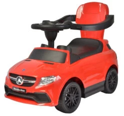 Eco Toys Mercedes Rood 3-in-1 Loopauto 3288 -Kleintje Wereld eco toyrs mercedes loopauto red