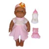 Eco Toys 30cm Pop Met Oranje Bloem En Accessoires HC531843 -Kleintje Wereld eco toys 30cm pop met accessoires hc531843 .1