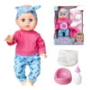 Eco Toys 33cm Pop Blauw/Roze Outfit Met Accessoires HC531515 -Kleintje Wereld eco toys 33cm pop blauwroze outfit met accessoires hc531515 .1