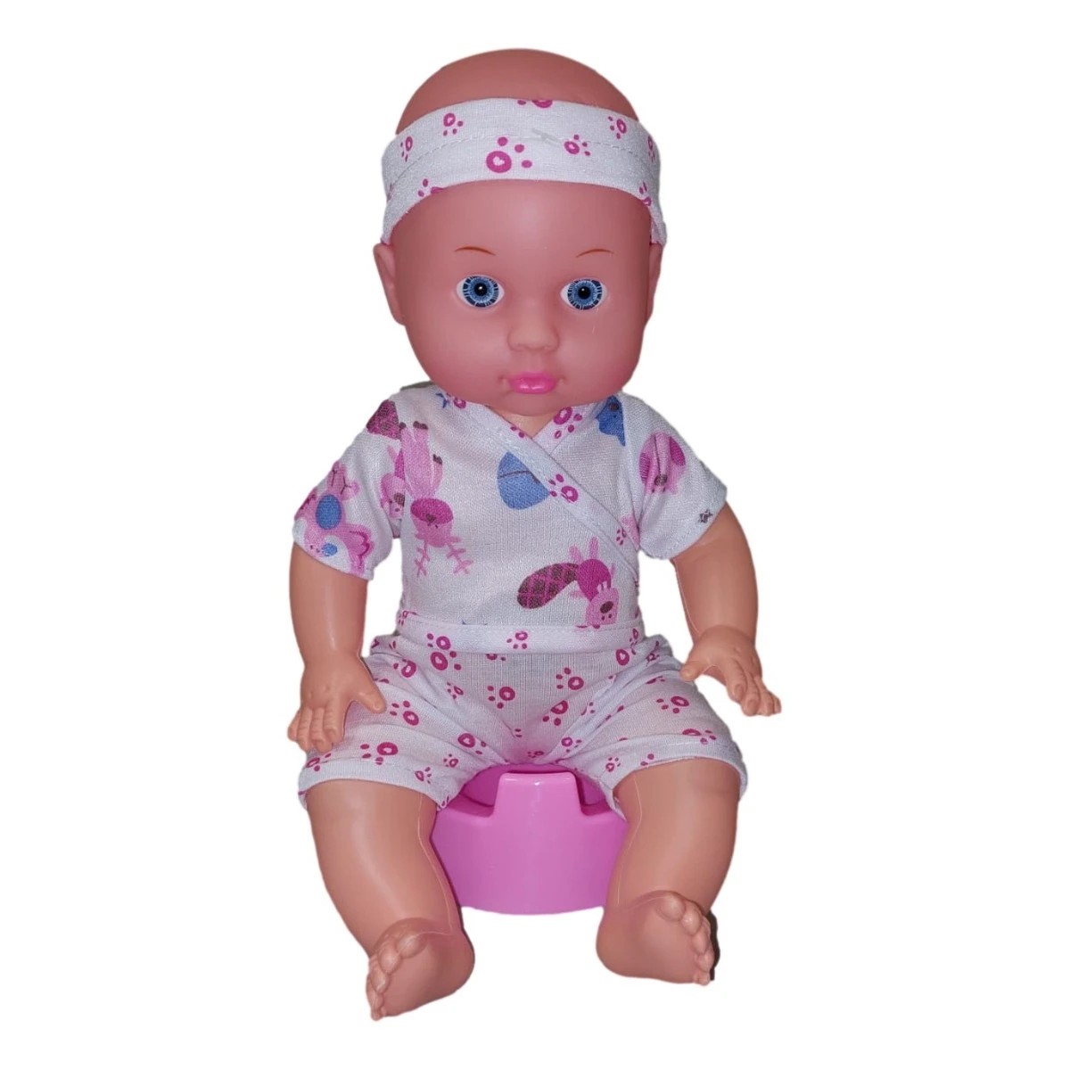 Eco Toys 33cm Pop Roze Romper Met Accessoires HC531523 - Afbeelding 2