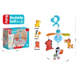 Eco Toys Blue Babymobiel Kinderwagen Speelgoed HC527701 -Kleintje Wereld eco toys animals muziekmobiel 3