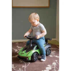 Eco Toys Groen Lamborghini Loopauto 660 -Kleintje Wereld eco toys groen lamborghini loopauto 660 03