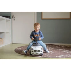 Eco Toys Mercedes SLS Wit Loopauto CLB-332 -Kleintje Wereld eco toys mercedes sls wit loopauto clb 332 01