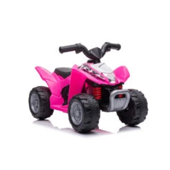 Eco Toys Honda Roze Elektrische Kinderquad H3 -Kleintje Wereld eco toys roze elektrische kinderquad h3 .5 1