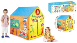 Eco Toys School Speeltent HC396685 -Kleintje Wereld eco toys school speeltent hc396685