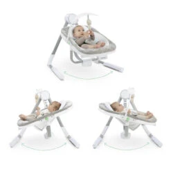 Ingenuity AnyWay Sway PowerAdapt Spruce Portable Babyswing K12058 -Kleintje Wereld foto 1
