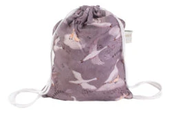 MamaLoes Amy Bamboo Nature Goose Nut 70 X 70 Cm Wikkeldeken 82317 -Kleintje Wereld goose nut rugzakje 1