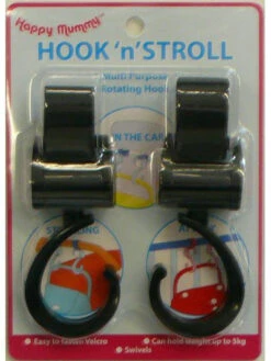Hook 'n Stroll Tassenhaak 2 Stuks 8 Hook 'n Stroll Tassenhaak 2 Stuks -Kleintje Wereld hook and stroll tassenhaak 4