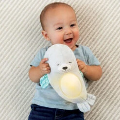 Infantino 3-in-1 Sounds & Lights Soothing Zeehond Nachtlampje BK-302032 -Kleintje Wereld infantino 3 in 1 sounds lights soothing zeehond nachtlampje bk 302032 8