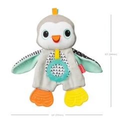 Infantino Cuddly Pinguin Bijtspeeltje BK-316329 -Kleintje Wereld infantino cuddly pinguin bijtspeeltje bk 316329 2
