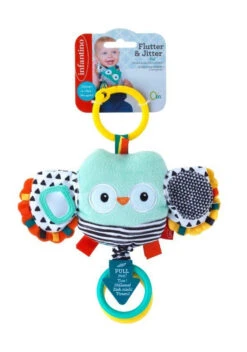 Infantino Flutter & Jitter Uil Buggyspeeltje BK-216320 7 Infantino Flutter & Jitter Uil Buggyspeeltje BK-216320 -Kleintje Wereld infantino flutter jitter uil buggyspeeltje bk 216320 3 1920x1920