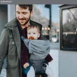 Infantino Go Forward Draagzak BK-200202 -Kleintje Wereld infantino go forward draagzak bk 200202 kindje met papa