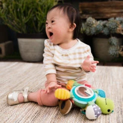 Infantino Go Gaga Mirror Pal Turtle Spiegel BK-216003 -Kleintje Wereld infantino go gaga mirror pal turtle spiegel bk 216003 3