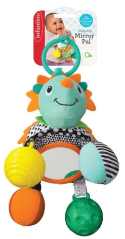 Infantino Mirror Egel Buggyspeeltje BK-216323 9 Infantino Mirror Egel Buggyspeeltje BK-216323 -Kleintje Wereld infantino mirror egel speeltje bk 216323 1