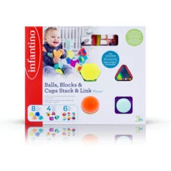 Infantino Balls Blocks & Cups Speelset BK-301057 -Kleintje Wereld infantino soft balls blocks cups speelset bk 301057 1