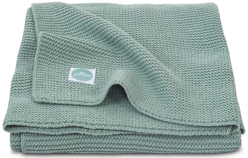 Jollein Basic Knit Forest Green 75x100 Cm Wiegdeken 516-511-65219 3 Jollein Basic Knit Forest Green 75x100 Cm Wiegdeken 516-511-65219