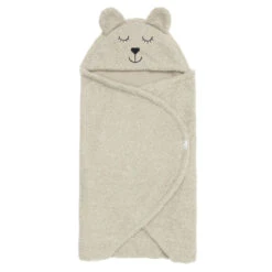 Jollein Bear Boucle Olive Green Wikkeldeken 032-566-67061 -Kleintje Wereld jollein bear boucle olive green wikkeldeken 032 566 67061 2