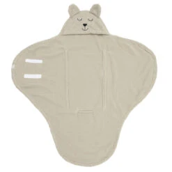 Jollein Bear Boucle Olive Green Wikkeldeken 032-566-67061 -Kleintje Wereld jollein bear boucle olive green wikkeldeken 032 566 67061 5