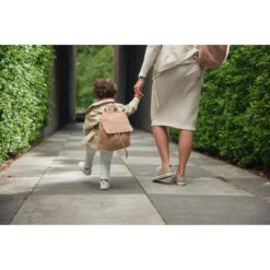 Jollein Boucle Naturel Rugtasje 057-591-66060 -Kleintje Wereld jollein boucle rugzakje .2