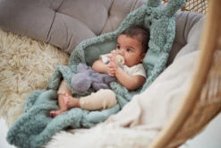 Jollein Bunny Ash Green Wikkeldeken 032-566-66018 -Kleintje Wereld jollein bunny ash green wikkeldeken 032 566 66018 6