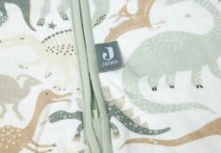 Jollein Dino 110 Cm Hydrofiel Zomerslaapzak 048-529-67025 -Kleintje Wereld jollein dino hydrofiel zomerslaapzak 048 529 67025 3 2
