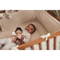 Jollein Grain Knit Oatmeal 75 X 95 Cm Boxkleed 017-512-67047 -Kleintje Wereld jollein grain knit oatmeal 75 x 95 cm boxkleed 017 512 67047 1