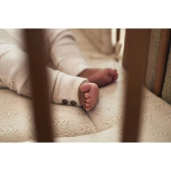 Jollein Grain Knit Oatmeal 75 X 95 Cm Boxkleed 017-512-67047 -Kleintje Wereld jollein grain knit oatmeal 75 x 95 cm boxkleed 017 512 67047 2