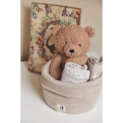 Jollein Pure Knit Nougat Commodemandje 580-001-67011 -Kleintje Wereld jollein pure knit nougat commodemandje 580 001 67011 .4