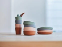 Jollein Ash Green Siliconen Dinerset 705-007-00095 -Kleintje Wereld jollein siliconen dinerset 2