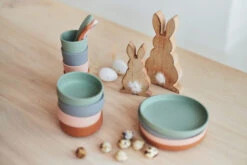 Jollein Ash Green Siliconen Dinerset 705-007-00095 -Kleintje Wereld jollein siliconen dinerset 3