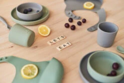 Jollein Ash Green Siliconen Dinerset 705-007-00095 -Kleintje Wereld jollein siliconen dinerset 6