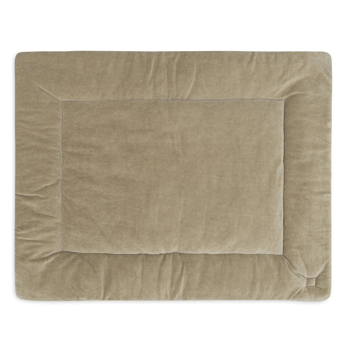 Jollein Soft Waves Olive Green 75 X 95 Cm Boxkleed 017-512-67052 - Afbeelding 2