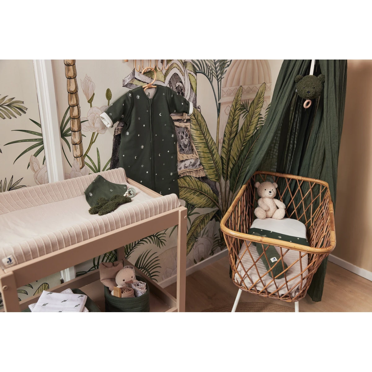 Jollein Stargaze Leaf Green 90 Cm Slaapzak Met Afritsbare Mouwen 016-541-66091 - Afbeelding 9