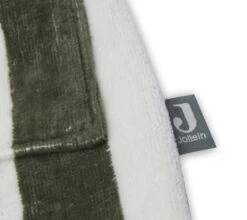 Jollein Stripe Terry Leaf Green 3-4jr Badjas 060-809-67001 -Kleintje Wereld jollein stripe terry leaf green 1 2jr badjas 060 808 67001 5 1