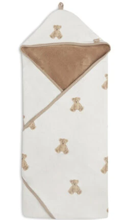 Jollein Teddy Bear Wikkeldeken 032-566-66095 -Kleintje Wereld jollein teddy bear wikkeldeken 032 566 66095 4