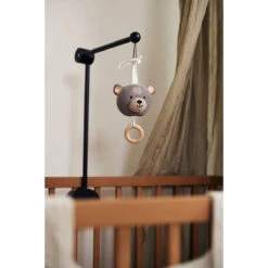 Jollein Zwart Houten Arm Voor Mobiel 116-001-64576 -Kleintje Wereld jollein zwart houten arm voor mobiel 116 001 64576 2